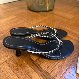 STAUD Freja Thong Kitten Heels